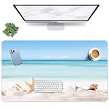 Protégez votre bureau : grand tapis de souris de jeu fabriqué en caoutchouc naturel, qui protège votre bureau des rayures, des taches, des déversements, de la chaleur et des éraflures. Il donne également à votre bureau une atmosphère moderne et professionnelle lorsque vous le mettez sur votre bureau. Sa surface lisse vous fera profiter de l'écriture, de la saisie et de la navigation. Il est parfait pour le bureau et la maison.