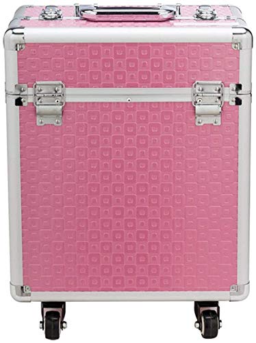 BYCDD Trolley Kosmetikkoffer Schminkkoffer, Multikoffer Etagenkoffer mit 360° Rollen Abnehmbar Make-up Koffer Taschen…