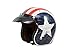 TORC (T50 Route 66) 3/4 Helmet with 'Rebel Star' Graphic (White, Medium)