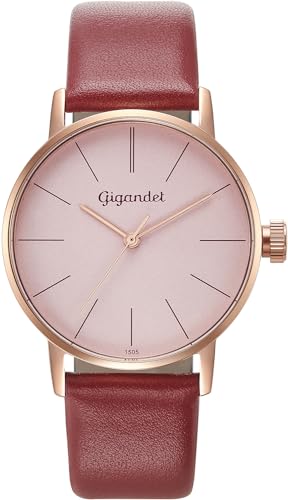 Montre en cuir Gigandet pour femme, la pureté du quartz japonais traditionnel