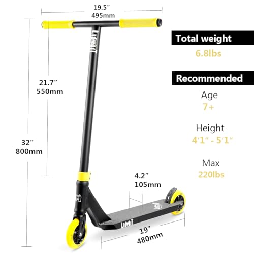 Limit LMT08 Pro Trick Scooter for Kids and Tenns 7 Years and Up–Lightweight Professional Freestyle Stunt Scooters for Intermediate or Beginner Boys and Girls by Limit - Used condition - Image 2