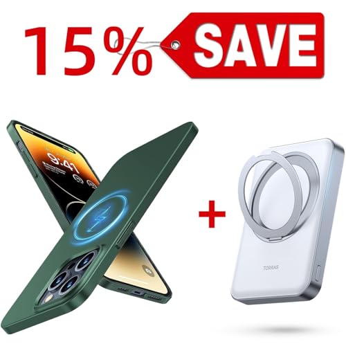 TORRAS 10000mAh Magsafe Power Bank — Buy Together to Save 15%