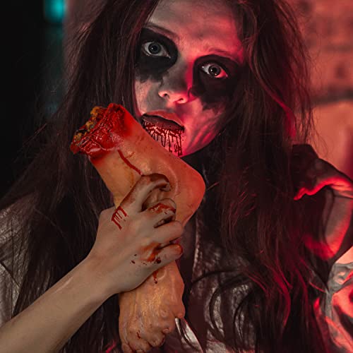 image for XONOR Fake Human Severed Feet Bloody Dead Body Parts Haunted House Hal