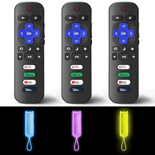 Télécommande de rechange Roku pack de 3 pour soirée cinéma dans le noir complet