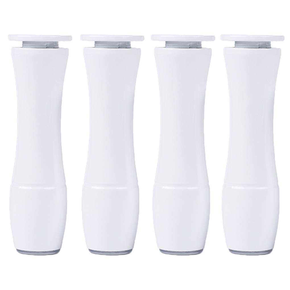 Patas de metal para muebles pies de aluminio de repuesto para sofás camas y escritorios 4Pcs