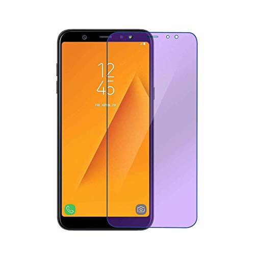 Image of NISHTECH Premium Anti Blue Ray (Eye Protect) Tempered Glass, Screen Protector for Samsung Galaxy J8 /J8+ /On8 Infinity