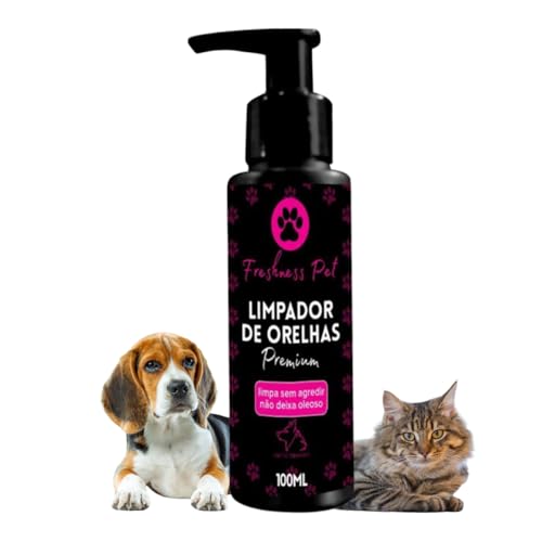 Loção Limpadora De Orelhas Ouvidos Cães Cachorro Pet