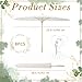Mototo 8 Piece 23.6 Inch White Paper Umbrellas, Chinese Japanese Oiled Paper Parasols, White Parasols Umbrellas Bulk for DIY Painting Craft, Wedding, Bridal Party, Ceiling Decoration
