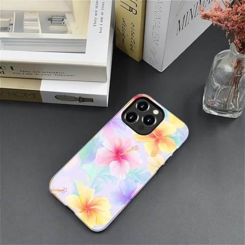 Coque iPhone 14 Pro antichoc et anti-rayures à motif fleuri