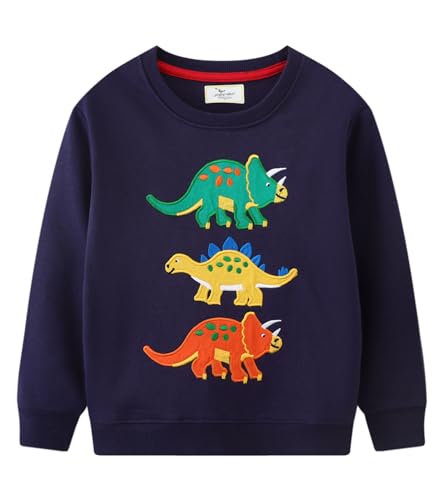 Image of LOKTARC Toddler Boys Graphic Crewneck Sweatshirts 2-Pack, Sizes 2T-7