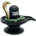 alikiki Hindu Shiva Lingam Statue - 4.4”H Indian Idol Murti Item Shivling for Pooja Shiv Ling God Statue Home Office Temple Mandir Shrine Altar Pooja Decor India Diwali Puja Gifts for Friends