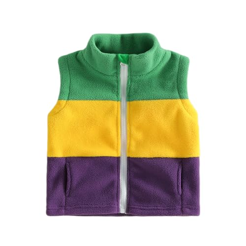 Image of Denim Vest Kids Girl Boy Fashion Coats Turn Dwon Collar Sleeveless Jackets Trendy Outwear
