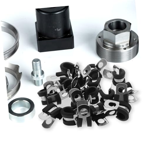 Abrazaderas de cable acolchadas y aisladas UPKOCH con goma protectora 6