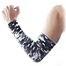 COOLOMG Youth Anti-Slip Arm Sleeves Cover Skin UV Protection Sports Adult, Digital Gray, X-Small
