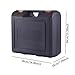 Aosekaa Camping Stove Carry Case Fits 1 Stove, 4 Gas Bottles Storage Box Suitcase Storage Case for Gas Canisters Hiking Backpacking, Black
