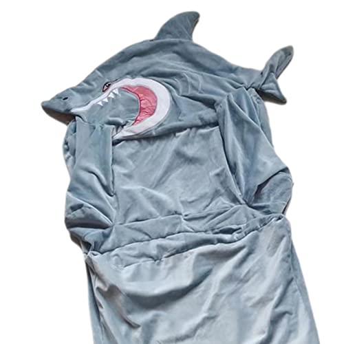 Housse fauteuil enfant requin extensible en peluche douce pour son cocon - 3