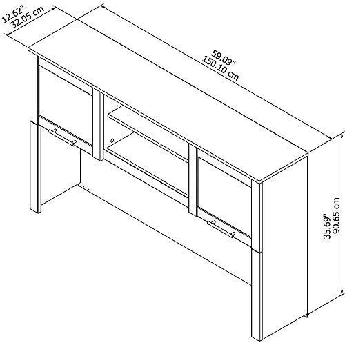 Bush Business Furniture WC81731 Bush Furniture Somerset 60W Desk Hutch In Hansen Cherry, Attachment thumb #2