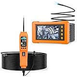 KZYEE KZ2000-5M Industrial Endoscope and KM50 Power Circuit Probe Kit, Automotive Circuit Tester wit