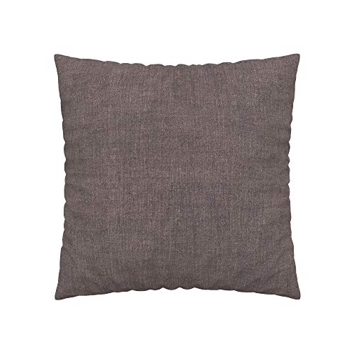 Soferia Funda de Repuesto Compatible para cojín 50x50, Tela Softi Chocolate, Marrón