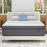 California King Size Mattress [Enhanced], 12 Inch Cal King Mattress In A Box, Hybrid Mattresses With Gel Memory Foam & Independent Pocket Springs, Cooling, Additional Support, Medium Firm