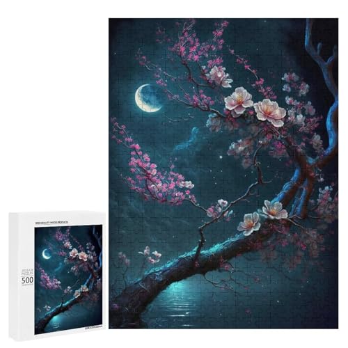 Rompecabezas de 500 piezas Plum Blossoms para entrenar la memoria y activar tu mente