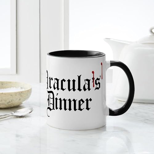 Taza de cerámica 11 oz Dracula's Dinner miniatura 6
