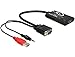 Produktbild DeLock VGA zu HDMI Adapter mit Audio