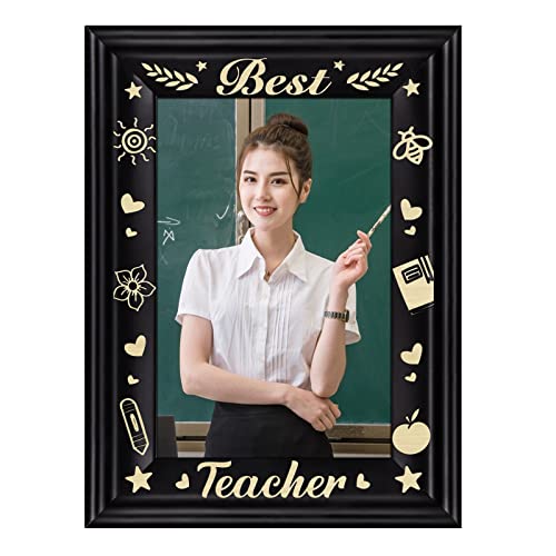 D24Time Teacher Appreciation Gifts Wooden 4X6 Teacher Picture Frame For Women Teacher Appreciation Day Gifts Graduation Gifts From Student Inspirational Retirement Gift For Teachers End Of Year Student Gifts #TOP2