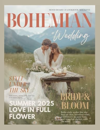 The Bride’s Dream Boho Wedding Magazine: A Modern Bridal Bohemian Lookbook with Gown Ideas and Wedding Decor Inspiration for Rustic, Hippie, Indie, and ... (The Perfect Day Wedding Collection 12)