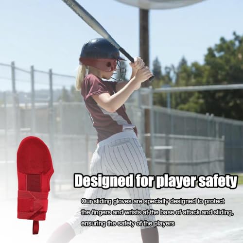 Evita lesiones en sóftbol con este guante deslizante elástico y ajustable para niños y adultos 2