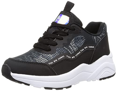 [ムーンスター] スニーカー 防水 厚底 美脚 19~24.5cm 女の子 キッズ NM J076 ブラック 19.0 cm 2Eのサムネイル