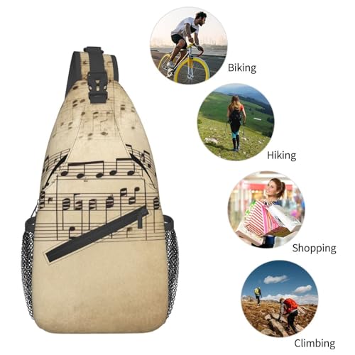 Mochila de pecho cruzado para hombre negra urbana miniatura 6