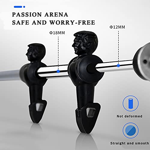 NOALED 56,6-Zoll-Fußballspieltisch, 8 Strokes Parties Desktop-Kickerspiele mit Punktevorrichtung im Perlenstil, freistehendes Indoor-Fußball-Tischspiel für Zuhause – Bild 7