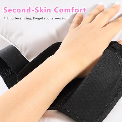 Image of HANNEA Thumb Spica Splint Wrist Brace with Adjustable Compression Straps, Right or Left Hand Use Thumb and Wrist Support Stabilizer for Sprains, Tendonitis, Carpal Tunnel, Arthritis
