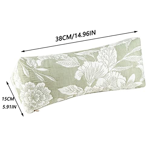 Neck & Cervical Pillows, Buckwheat Pillow Cervical Neck Roll Pillow Buckwheat Hulls Filling Cooling Round Pillows Lunch Break Buckwheat Pillow Office Waist Support Organic Buckwheat Pillow ( Color : E #TOP1