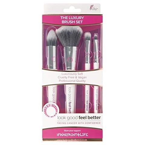 Look Good Feel Better Anti- Bacterial Brush Set Silver Cover
