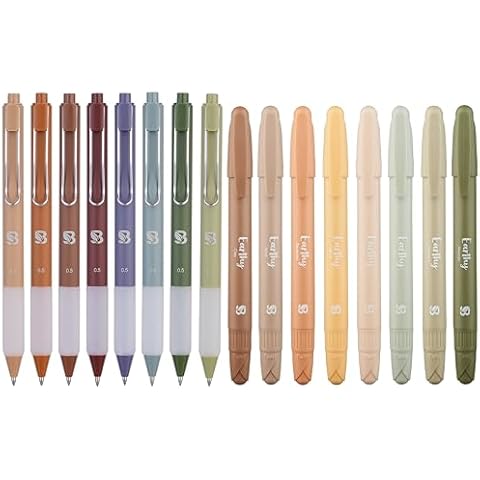 BLIEVE-Earthy Colored Gel Pens and Earthy Gel Highlighters Cover