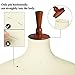 SONGMICS Female Mannequin Torso Body Form with Adjustable Tripod Stand, Medium Size 6-8, 34