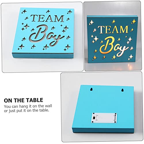 Abaodam 1Pc Enfeites De Chá De Bebê Decoração De Mesa De Festa Sinais De Néon Decoração De Bebê Reve