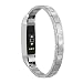 SWEES Bands Compatible Fitbit Alta HR Alta Women Small Adjustable Metal Stainless Replacement Elegant Jewelry Design Dressy Bracelet Diamond, Rose Gold, Silver, Black