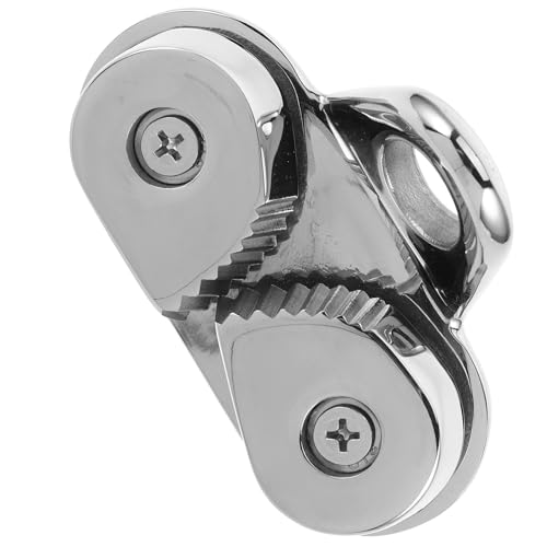 YARNOW Stainless Steel Cam Cleat for Kayak and Canoe, Marine Rope Lock with Versatile Use and Rope Protection, Heavy Duty Boat Cam Cleat Suitable for