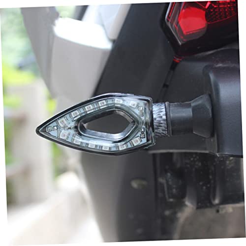 FUOYLOO 2 Peças De Luz De Freio Giratória Luzes De Marcação Laterais Sinal De Motocicleta Luzes Diur