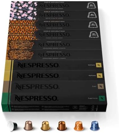 Nespresso Original, Ispirazione Variety Pack, 100-Count Espresso Pods