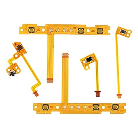 Onyehn 5in1 ZL ZR L SL SR Button Key Ribbon Flex Cable Replacement Part for Nintendo Switch NS Joy Con Controller Cover
