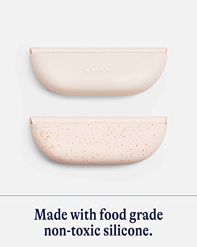 Lalo The Bib - Waterproof, Non-Toxic Silicone Baby Bib with Adjustable Neck Band & Silicone Food Pouch Catcher, Set of 2 - Image 5