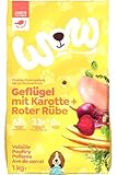 wow haustiere Huumm.....de Der richtige Geflügel! WOW-Menüs. 100% Made in Austria versorgen Welpen und junge Hunde mit allen wichtigen Nährstoffen für einen guten Start in ihr Leben! Natürliches Trockenfutter für Hunde Junior Geflügel.