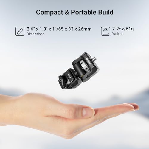 Image of NEEWER Quick Release Monitor Mount for Phone Cage, Video Rig Stabilizer Mobile Photography Accessories Holder Compatible with iPhone Samsung Android F700 Camera Field Monitor, PA127