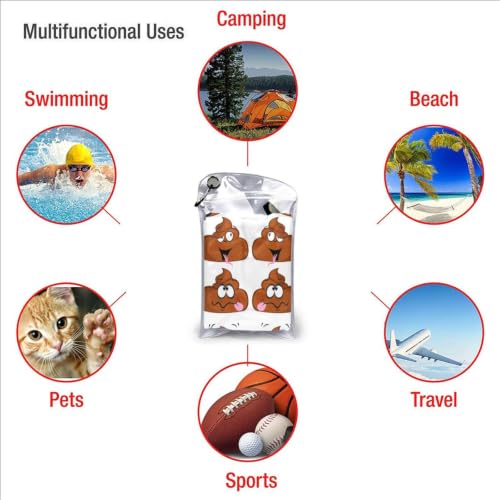 Toalla de baño divertida de caca para tus días de playa y piscina 8