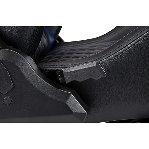 RS Gaming™ Davanti Vegan Leather High-Back Gaming Office Chair, Black/Blue, BIFMA Compliant - Image 7