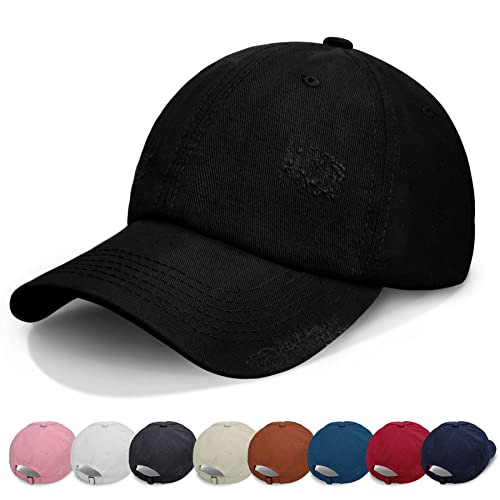 ECOMBOS Baseball Cap - Women's Baseball Cap Vintage Baseball Hat Adjustable Breathable Cap Sport Snapback Unisex Men Peak Caps Cover